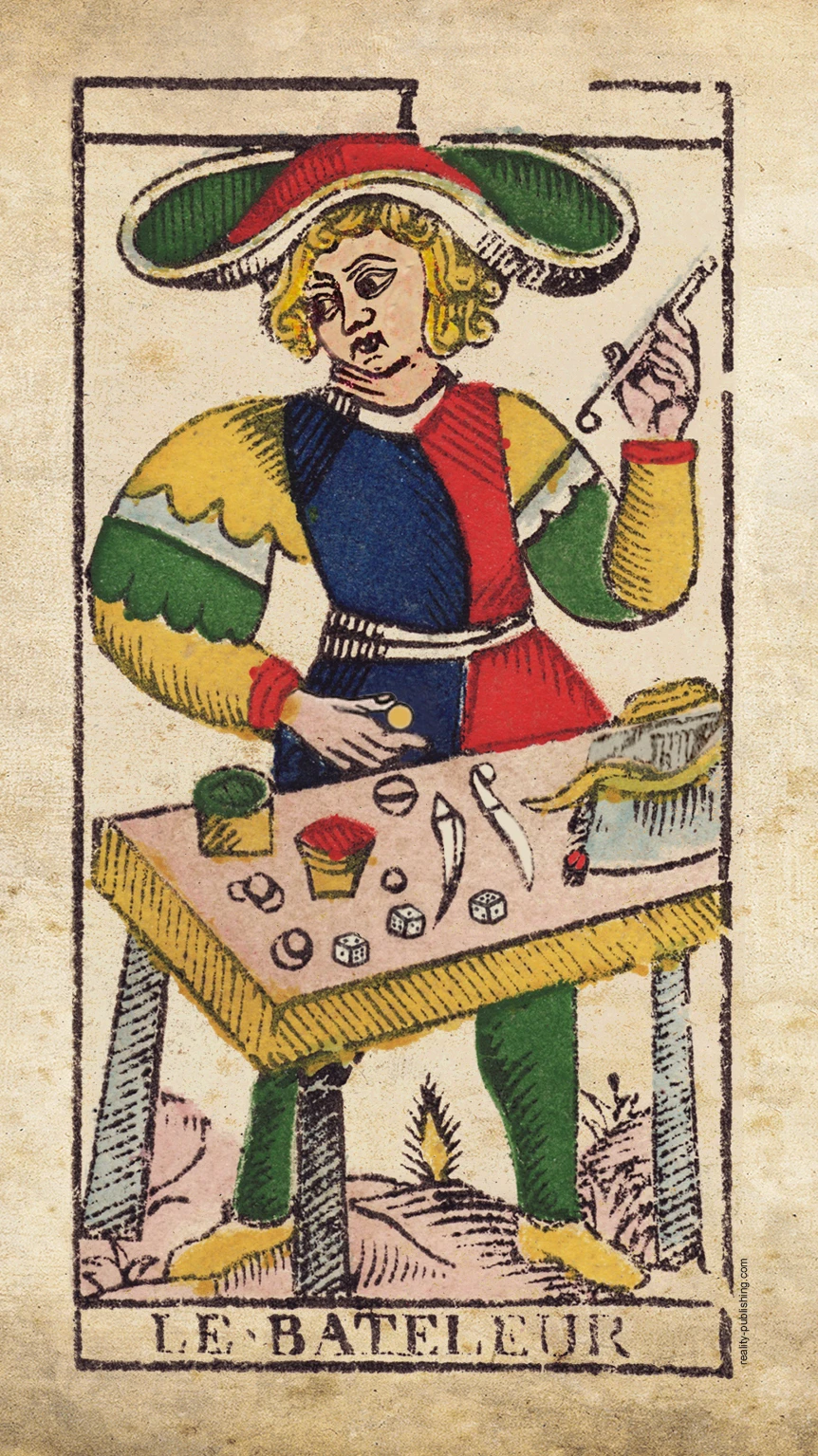 Le Bateleur, carte entière